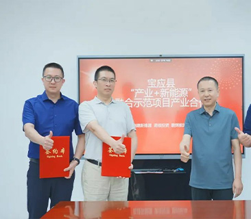 88858cc永利官网与电建新能源、诺信集团联合打造“工业＋农业＋新能源”融合新模式